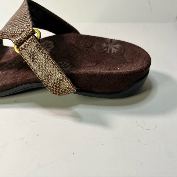 Orthaheel by Vionic Molly Orthotic Slide  Faux Snake Print - Picture 6 of 7